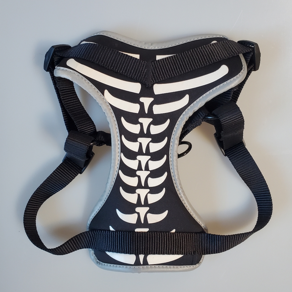Hide & Eek Skeleton Dog Harness size M